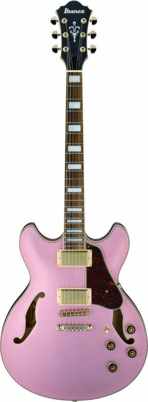 IBANEZ Artcore Hollowbody Gitarre 6 String Rose Gold Metallic Flat