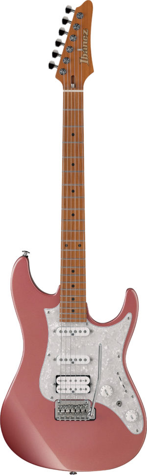 IBANEZ AZ-Series E-Gitarre 6 String Hazy Rose Metallic + Case M20AZ