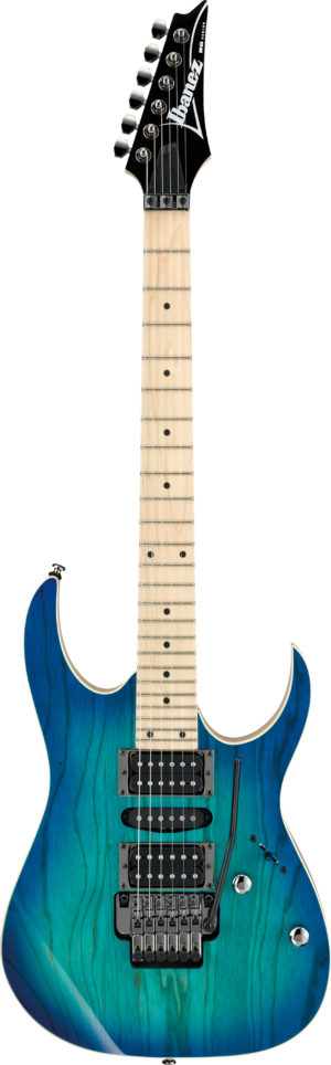 IBANEZ RG-Standard E-Gitarre Blue Moon Burst / Esche Korpus
