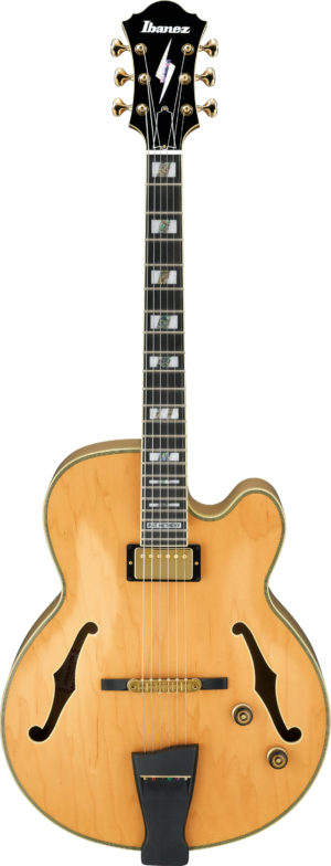 IBANEZ Pat Metheny Signature Prestige Hollowbody Gitarre Made in Japan Natural + Case MF100C