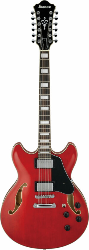 IBANEZ Artcore Hollowbody Gitarre 12 String Transparent Cherry Red