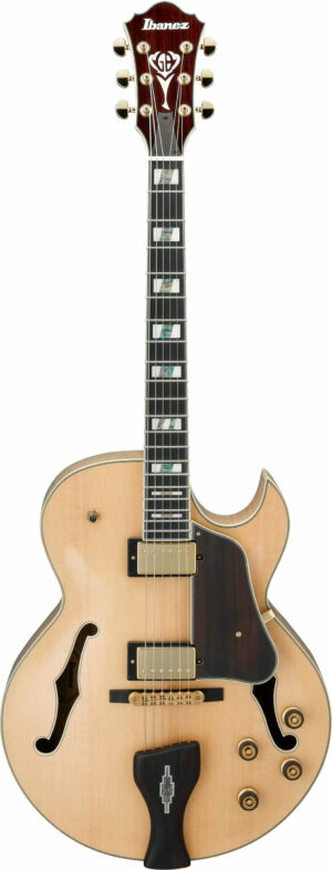 IBANEZ George Benson Signature Hollowbody Gitarre Natur + Case MF100C