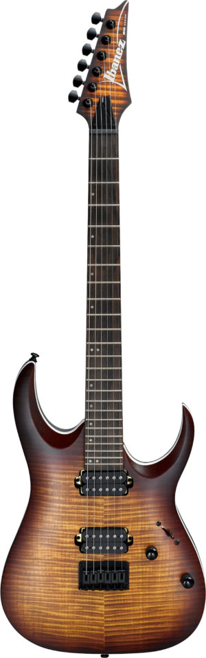 IBANEZ RG-Serie E-Gitarre 6 String Dragon Eye Burst Flat