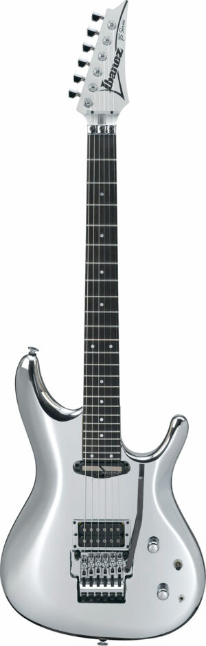 IBANEZ Joe Satriani Signature Premium E-Gitarre Chrome + Case