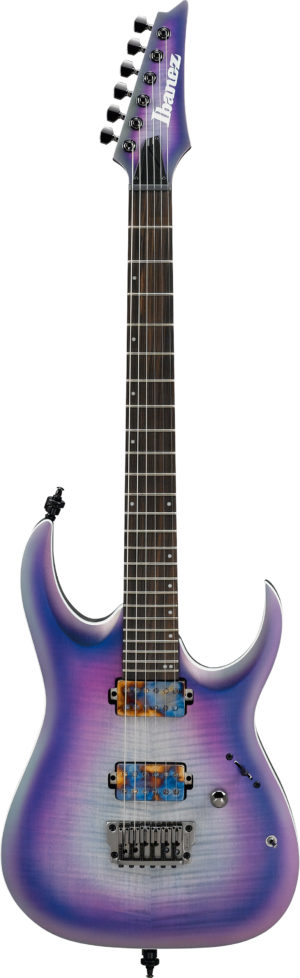 IBANEZ Axion Label RGA Series 6 String Indigo Aurora Burst Flat