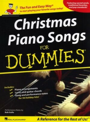 Christmas Piano Songs for Dummies songbook piano/vocal/guitar