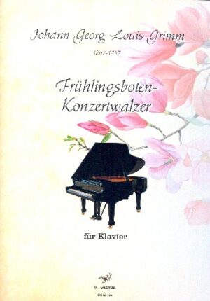 Frühlingsboten-Konzertwalzer für Klavier