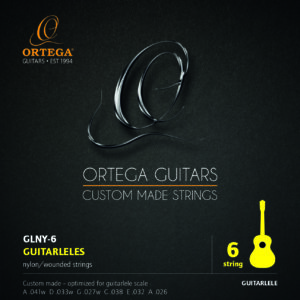 ORTEGA Guitarlele Saiten 420 - 440mm Mensur 6 Stück