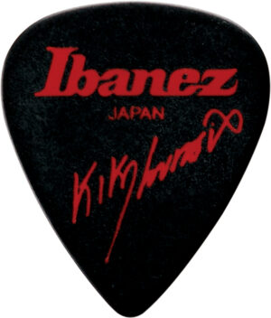 IBANEZ Kiko Loureiro Signature Picks 1,2mm Polyacetal 6 Stück schwarz