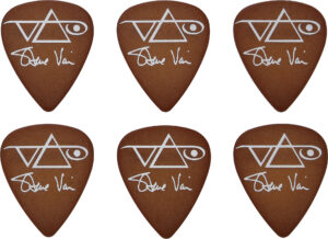 IBANEZ Picks Signature Serie - Steve Vai 6 Stück Braun 1,0mm Heavy