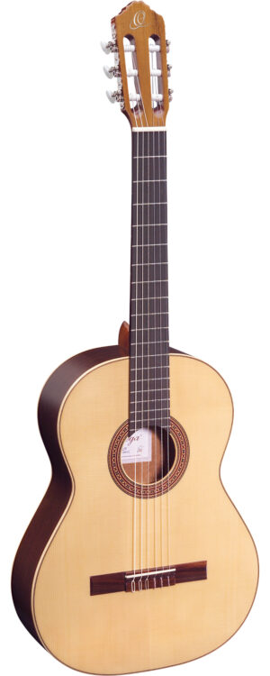 ORTEGA Traditional Series Konzertgitarre 4/4 Made in Spain Natur + OCGB-44 Bag