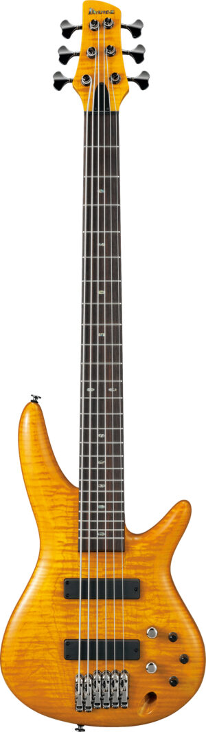 IBANEZ Gerald Veasley Signature E-Bass 6 String Made in Japan Amber