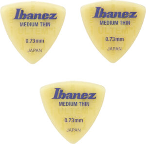 IBANEZ Ultem Flat Thin Pick 0,73mm 3 Stück