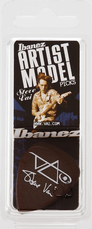 IBANEZ Picks Signature Serie - Steve Vai 6 Stück Braun 1,0mm Heavy
