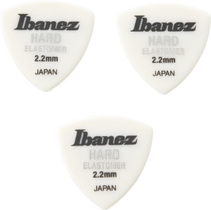 IBANEZ Elastomer Triangel Plektren 2,2mm Hart 3 Stück