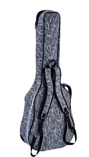 ORTEGA Gigbag für 4/4 Gitarre Denim Look Blue