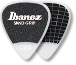 IBANEZ Grip Wizard Series Sand Grip Flat Pick weiß 6 Stück