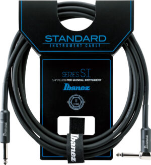 IBANEZ SI Serie (Standard) Instrumentenkabel - Gerade & abgewinkelter Stecker Klinke - Klinke, Schwarz - 3,05 m / 10 ft