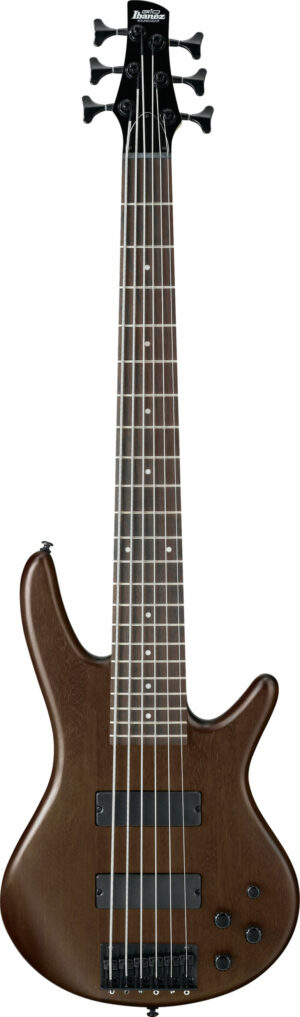 IBANEZ GIO-Serie E-Bass 6 String Walnut Flat