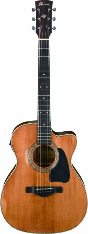 IBANEZ Artwood Vintage Akustik/Elektrischegitarre 6 String Antique Natural Semi-Gloss Thermo Aged