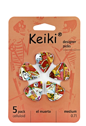 KEIKI "El Muerto" Picks 5 Stück