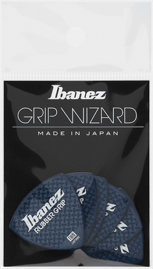 IBANEZ Grip Wizard Series Rubber Grip Pick blau 6 Stück