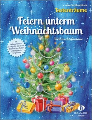 Unterm Weihnachtsbaum für Klavier (mit Text) (Gesang ad lib) Partitur und Singstimme