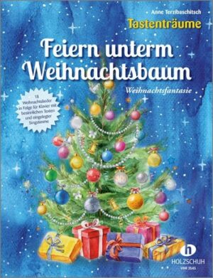 Unterm Weihnachtsbaum für Klavier (mit Text) (Gesang ad lib) Partitur und Singstimme