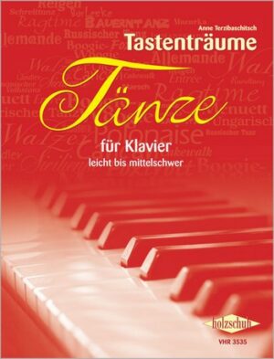 Tastenträume - Tänze für Klavier zu 2-4 Händen Spielpartitur