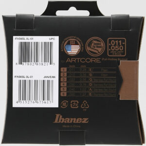 IBANEZ Saitensatz E-Gitarre Artcore Stainless Flat Wound 6-Saiter für Full-Hollow Bodies / Jazz Light 11-50