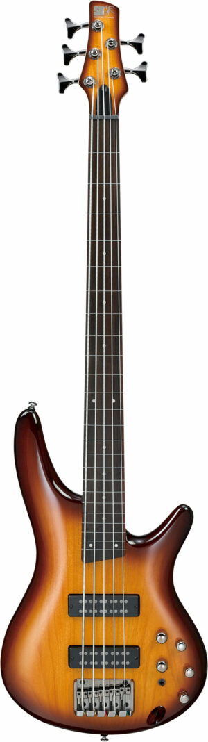 IBANEZ SR-Serie E-Bass 5 String Fretless Brown Burst