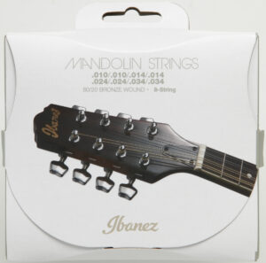 IBANEZ Saiten Set für 8 String Mandoline .010/.014/.024/.034 80/20 Bronze