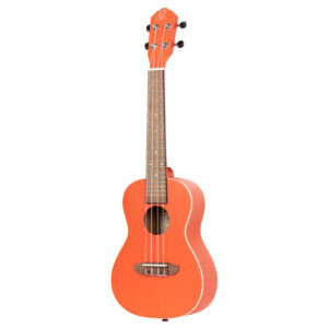 ORTEGA Bonfire Series Konzert Ukulele 4 String Hokkaido Pumpkin Orange