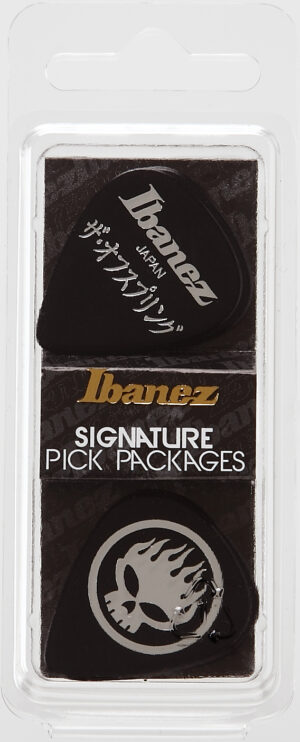 IBANEZ Signature Picks The Offspring Heavy 1,0mm schwarz aus celluloid 6er Pack