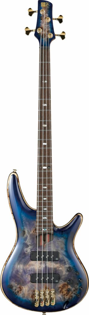 IBANEZ SR-Serie E-Bass Premium 4 String Cerulean Blue Burst + Bag