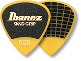 IBANEZ Grip Wizard Series Sand Grip Flat Pick gelb 6 Stück