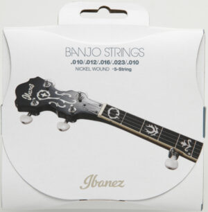 IBANEZ Saiten Set für 5 String Banjo .010/.012/.016/.023/.010 Nickel Wound