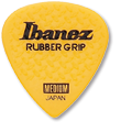 IBANEZ Grip Wizard Series Rubber Grip Flat Pick gelb 6 Stück