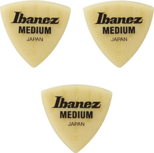 IBANEZ ULTEM Picks Triangle Shape "Prestige" 0,75 mm Medium 3 Stück