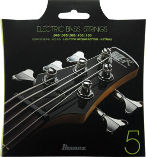 IBANEZ Saitensatz E-Bass Nickel Wound 5-Saiter Coated Light Top Medium Bottom 45-130