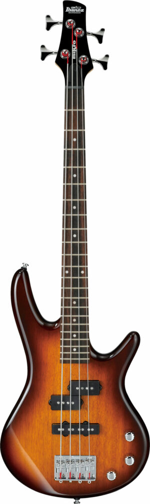 IBANEZ GIO miKro E-Bass 4 String - kurze Mensur Brown Sunburst