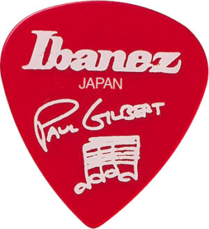 IBANEZ Plektren Signature Serie - Paul Gilbert 6 Stück rot 1,0mm Heavy