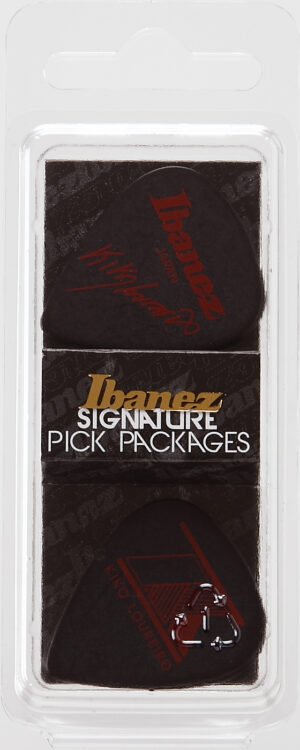 IBANEZ Kiko Loureiro Signature Picks 1,2mm Polyacetal 6 Stück schwarz