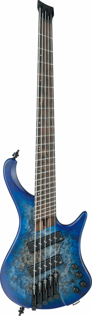 IBANEZ EHB Serie E-Bass 5 String Multiscale Pacific Blue Burst + Bag PGPGB