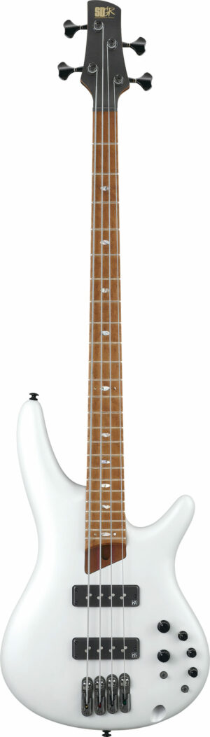 IBANEZ SR-Series E-Bass 4 String Pearl White Matte + Gigbag