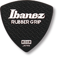 IBANEZ Grip Wizard Series Rubber Grip Pick schwarz 6 Stück