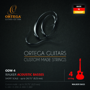 ORTEGA Ken Taylor Signature Series Shortscale Bass 4 String mit Fishman Presys+ System XLR Out Massive Fichte / geflammtes Mahagoni Distressed incl. Gigabg