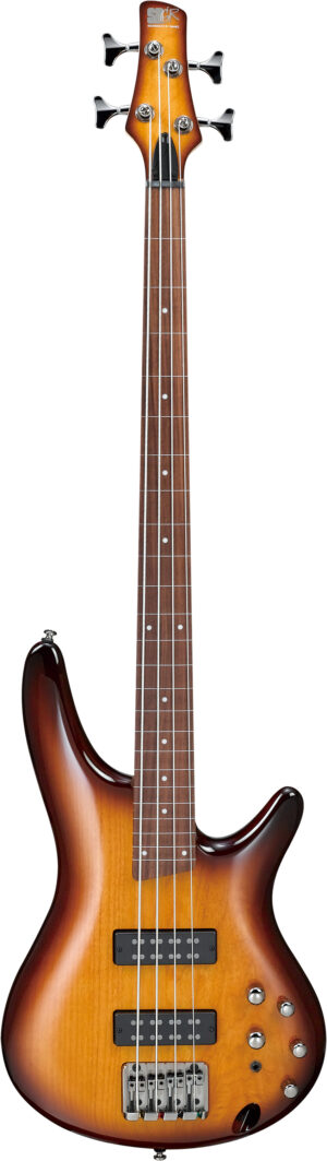 IBANEZ SR-Serie E-Bass 4 String Fretless - Sondermodell Brown Burst