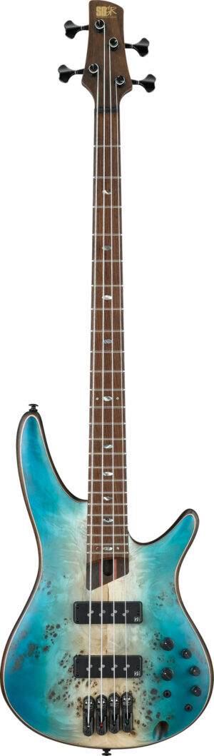 IBANEZ SR-Series E-Bass 4 String Tropical Seafloor Flat + Gigbag