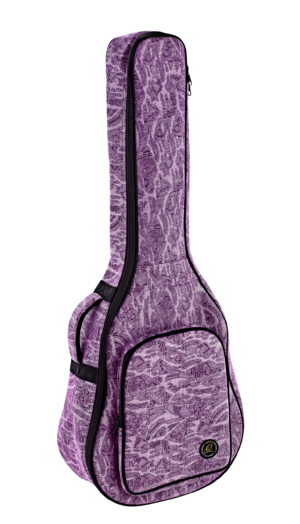 ORTEGA Gigbag für 4/4 Gitarre Denim Look Purple